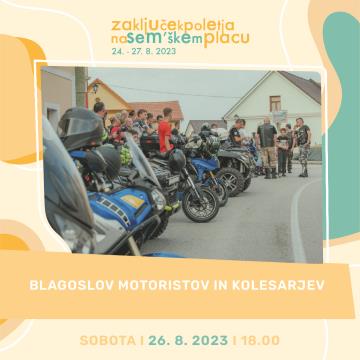 Sobota, blagoslov motoristov in kolesarjev